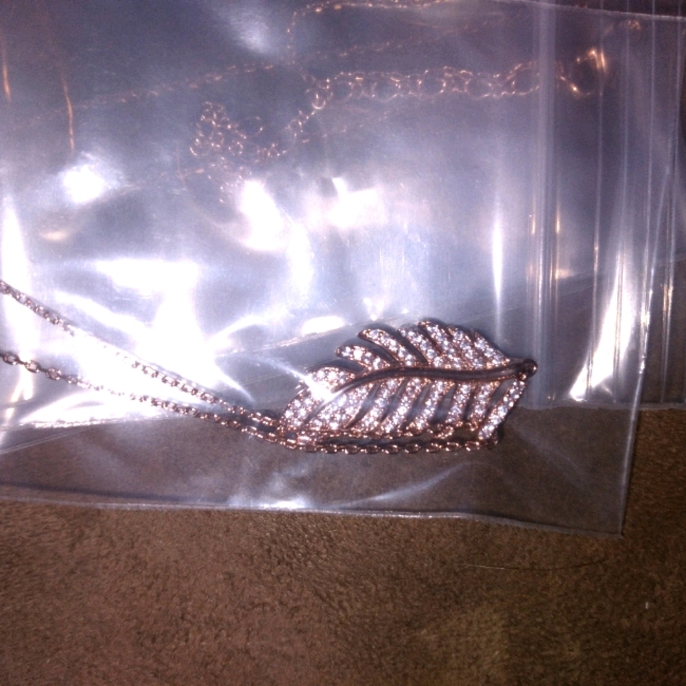 Aster Feather Necklace NEW